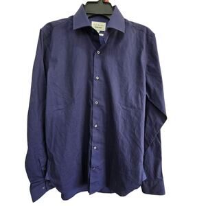 Ted Baker Endurance Slim Fit Mens Dress Shirt Button Up Collared size Medium